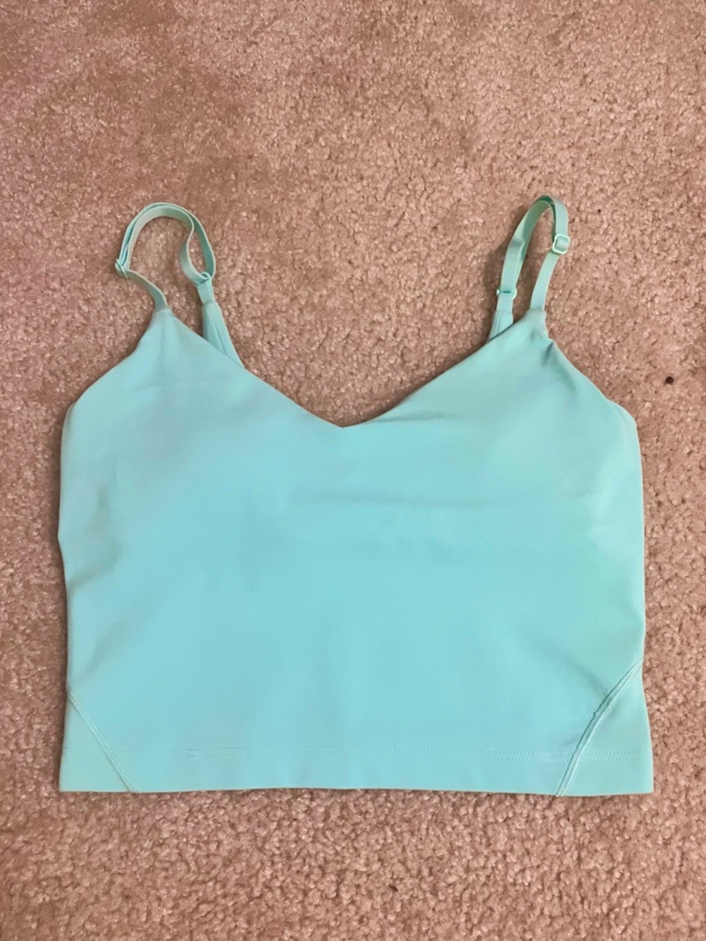 Lululemon Align Tank Light Support, A/B Cup in turquoise Size 0 (Never Worn)